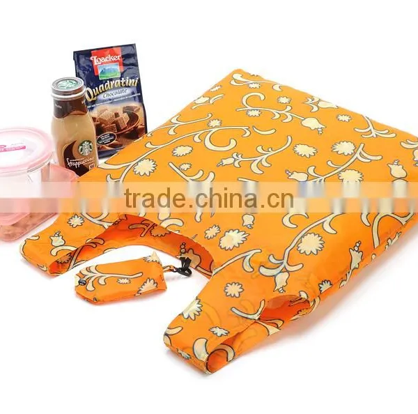 Folding Reusable Compact Eco Recycling Use Shopping Bag photo-5