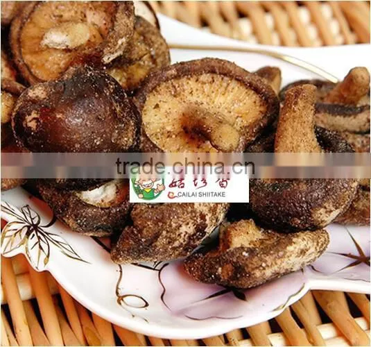 VF Drying Process and Brown Color Mushroom Chips photo-2