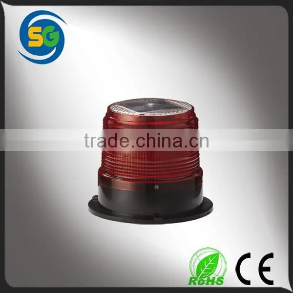 Ambulance Warning Light Solar Led Blue Beacon Light photo-3