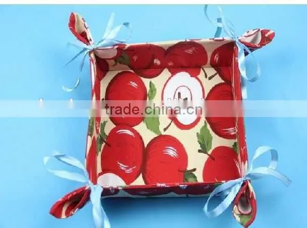 100% Cotton Fabric Type Canvas Bread Basket photo-3