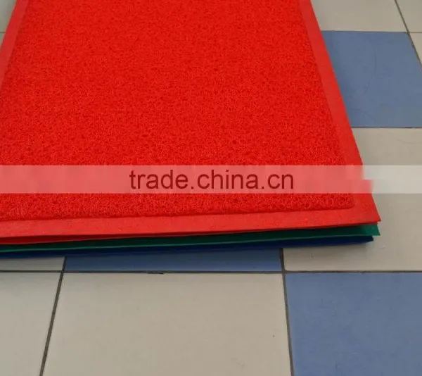 2016 HOT!!! 12mm Colorful Pvc Coil Door Mat PVC Combined Door Mat photo-3