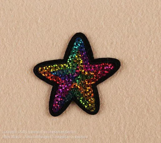 New Style Customized Colorful Applique Flower Sequins photo-3