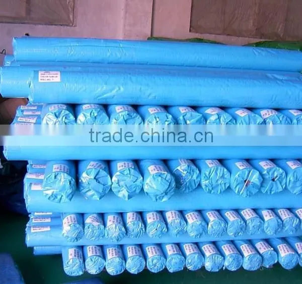Strong and Hard Paper Core Blue pe Tarpaulin Roll Fireproof Poly Tarp photo-2