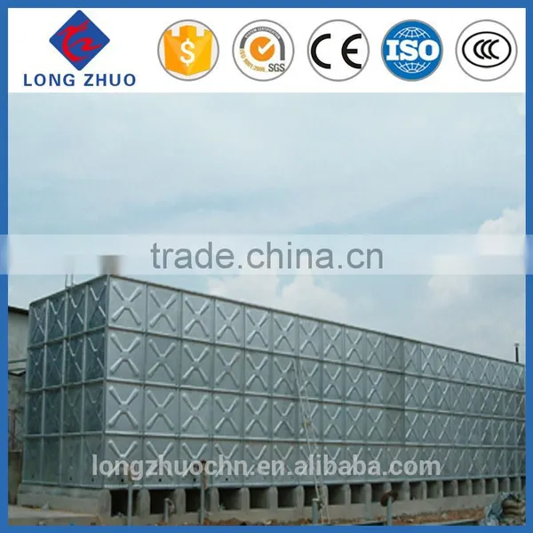 Large Volume Hot Dip Galvanized Steel Water Tank photo-4