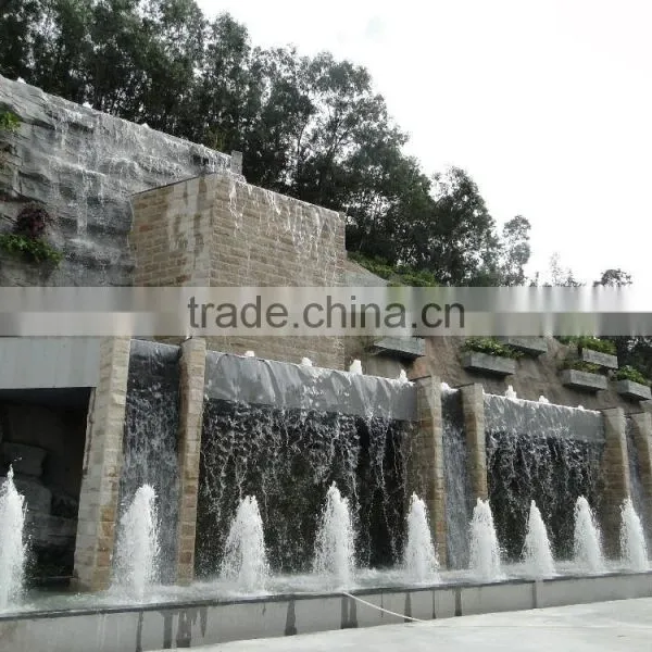 Wall Waterfall Fountain in Guangzhou City photo-3