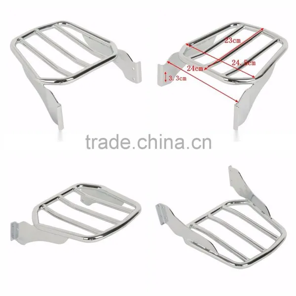 Black Tapered Sport Luggage Rack For CVO Softail Springer FXSTSSE3 09 New photo-4