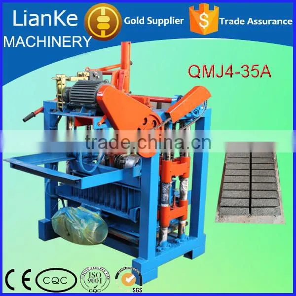 Low Price QMJ4-35A Manual Brick Maker, Cheap Small Manual Brick Maker Price, Chinese Cement Manual Brick Maker photo-2