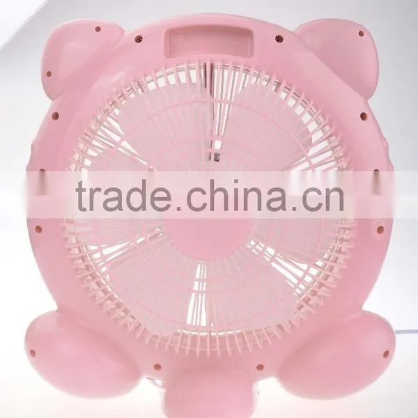 10 Inch Colorful Box Table Fan With Rotaing Louvre photo-4