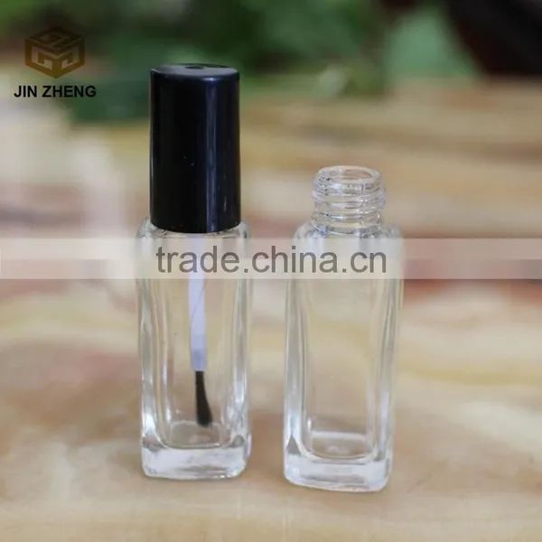 Wholesale Mini 4ml Glass Nail Polish Bottles Blushers With Black Cap photo-2