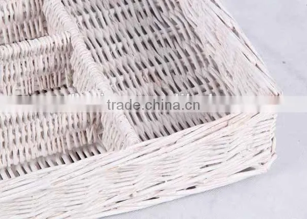 Prickle Storage Basket/ Rattan Woven Rectangle Basket photo-2