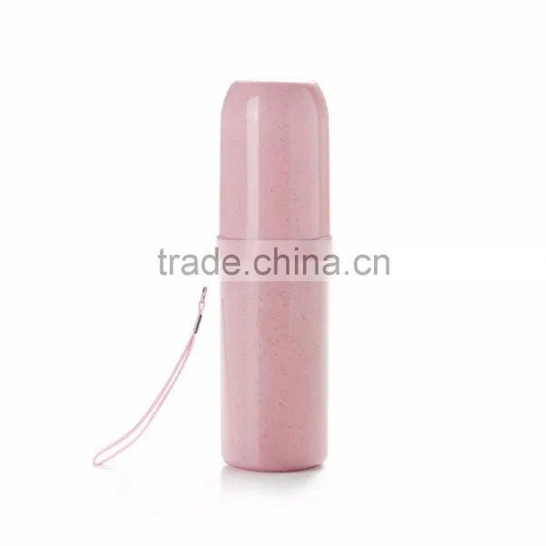 Hot Sell Good Quality New Design Wheat Straw Toothbrush Case Portable Travel Toothbrush Case photo-4