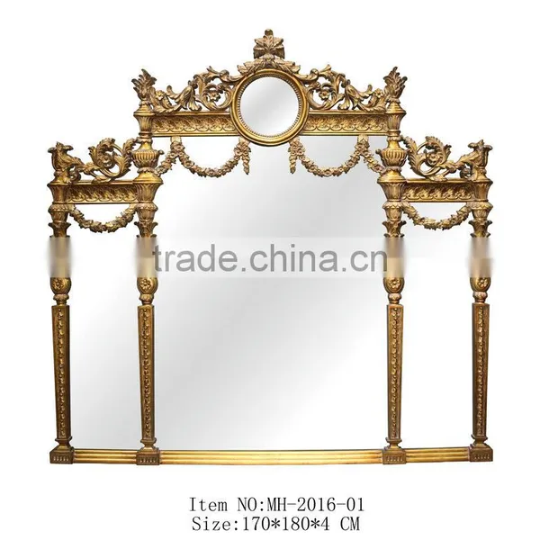 Hot Sales Hand-made Hallway Console Table And Framed Mirror photo-4