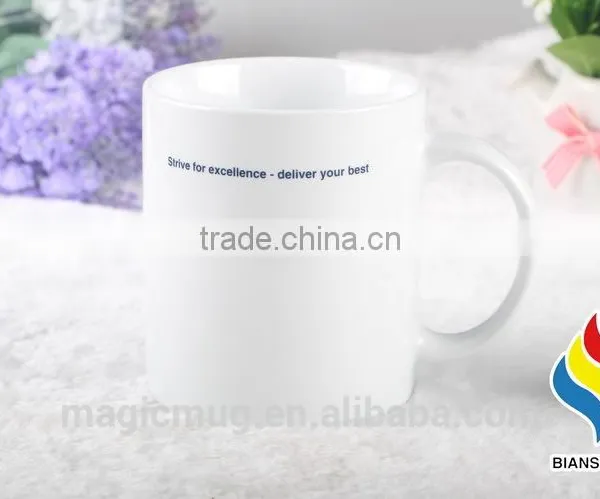 Factory Bulk Coffee Mug White Plain Spinning Mug photo-4