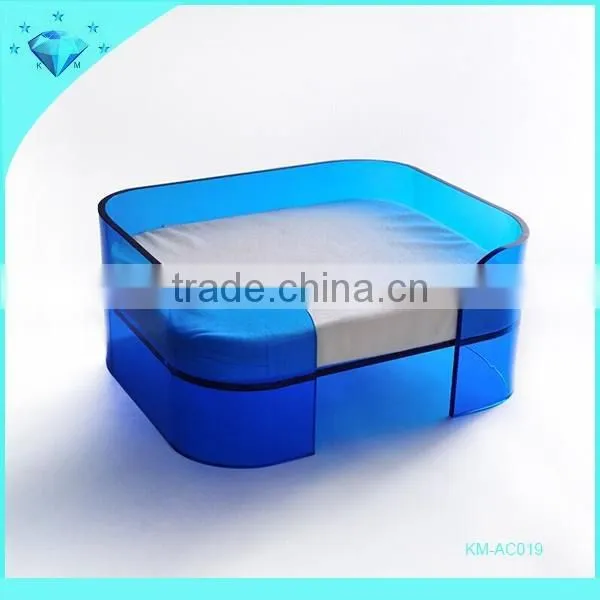 Hot Selling Large Capacity Round Acrylic Pet Bed for Two Dog photo-4