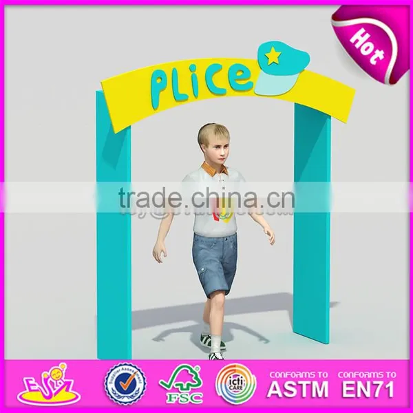 New Style Nursery School Wooden Kids Playhouse W08C184 photo-5