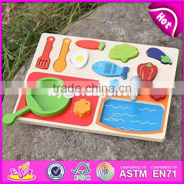 New Design Preschool Play Food Wooden Toy Kitchen Accessories for Kids W10B187 photo-2