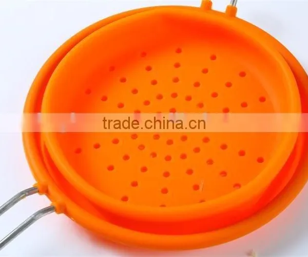 Kitchen Tools Strainers and Colanders Collapsible Silicone Colander photo-4