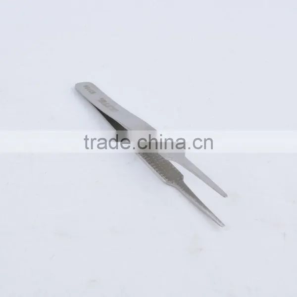 Wide Head Stainless Steel Tweezers 125mm Tweezers photo-5