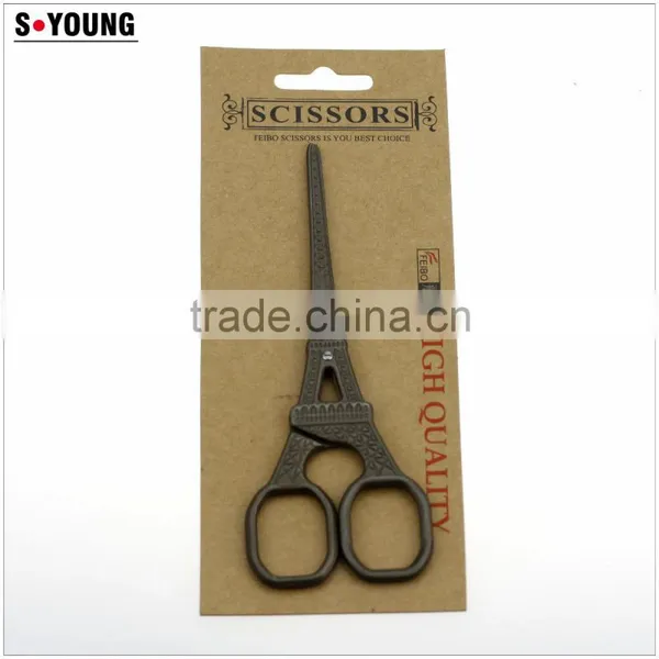 61038 Mini Eiffel Tower Sharp Embroidery Craft Thread Household Scissors photo-2