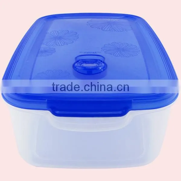 4Pcs Lunch Container Clear Plastic Storage Box Set photo-5