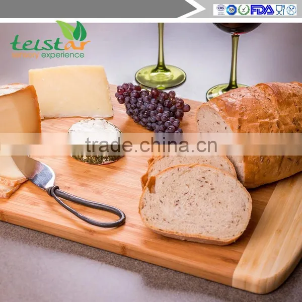 Beautiful Large 100% Organic Bamboo Cutting Board: Wood 18x12 w / Juice Groove. Knife & Eco-friendly! photo-3