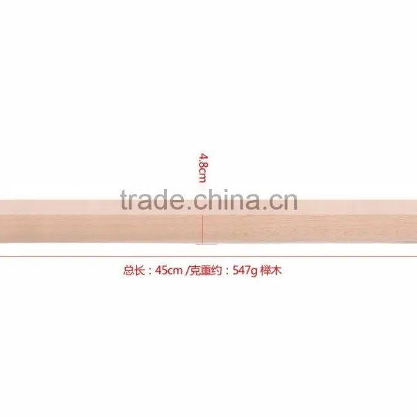 HUAYI Longer Beech Wood 17.7 Inches Long X1.8 Inch Thick Rolling Pin photo-2