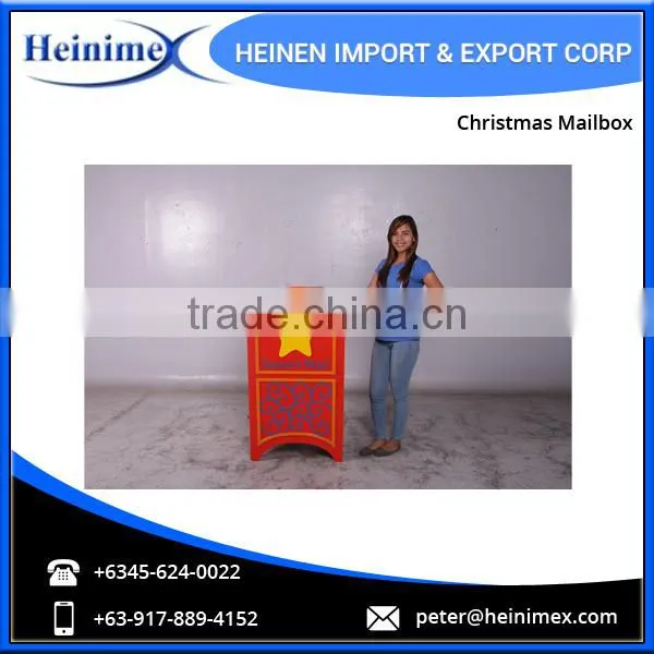 High Quality Red Christmas Mailbox photo-4