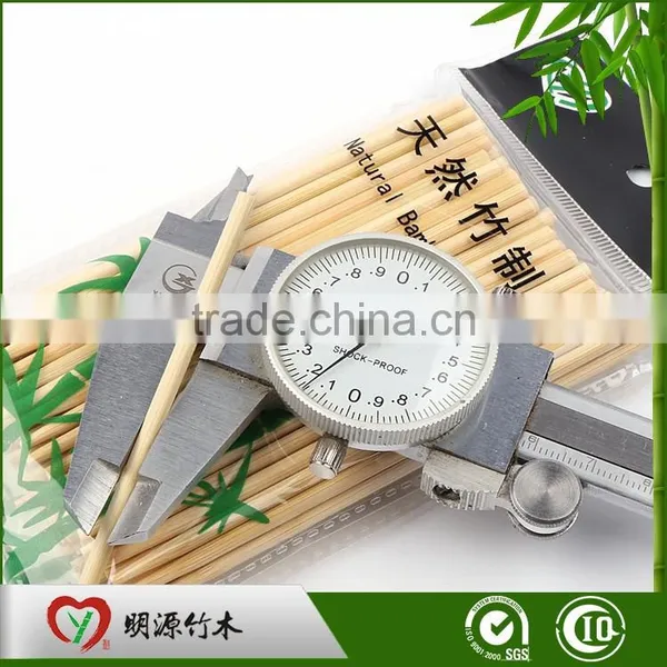 Custom Bbq Eco-friendly Barbeque Natural Special Food Round One Point Bamboo Skewer