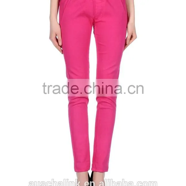 2016 Personalized Outdoor Lady Denim Trousers Low Price photo-5