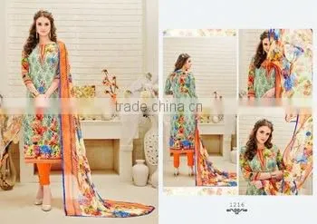 Long Digital Print Designer Readymade Printed Suits/indian Ladies Suits Fancy Salwar/ Frock Suits for Women