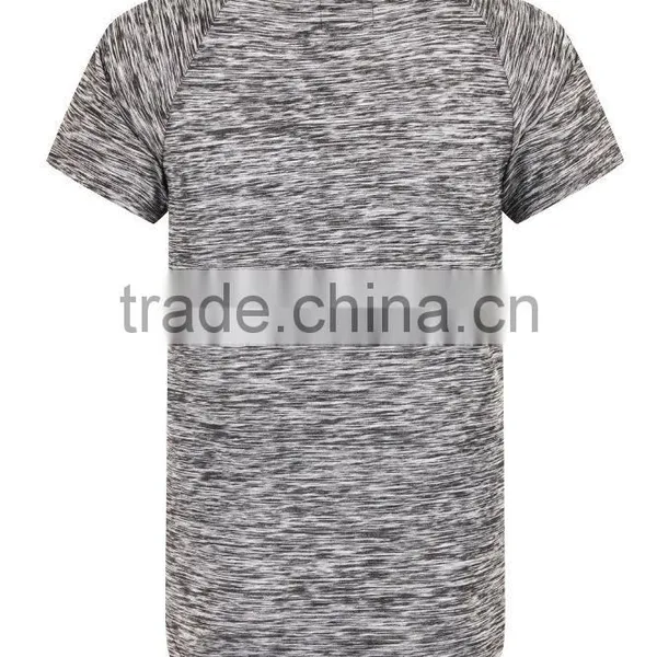 Tri Blend Fitness t Shirts for Men, Custom Gym T-shirt, High Quality Slub Slim Fit t Shirt photo-2