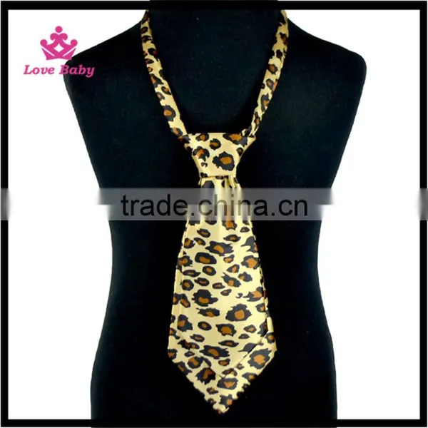 New Fashion Zebra Pints Baby Neck Tie Little Boys Silk Neck Tie Wholesale Kids Neckties photo-2