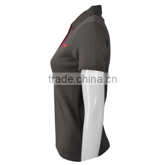 BSCI Customized Women Pique Polo Fabric Shirt photo-3