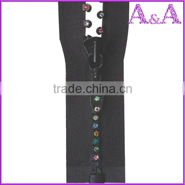 Wholesale Diamond Zipper With Diamond Teeth Different Color and Size photo-4