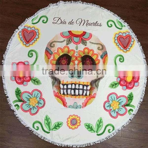 Microfiber Round Beach Blanket photo-2