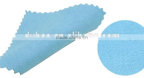 Supply Silver Jewelry Cleaning Gold Cleaner Polishing Cloth 80x80mm Cheapest Double Sides Cotton Flannels Fabric photo-3