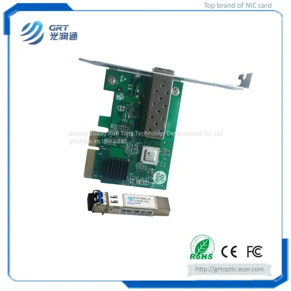 Cost Effective PCIe 10Gigabit 1-Port Fiber Optic Ethernet Network Adapter With 10G Single Mode Module photo-4