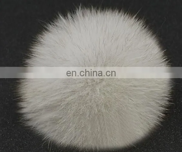 2016 Fashion Genuine Fox Fur Hat Accessory Pom Poms Wholesale Fur Ponpon photo-5