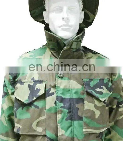 Hot Sale Army Woodland Camouflage Military Army M65 Jacket photo-3