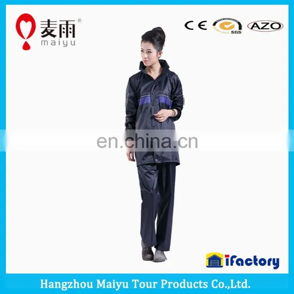 Maiyu Hood Rainsuit With Reflective Tape, Waterproof Suit for Women photo-4