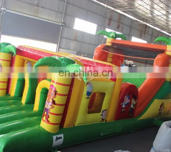 Palm Tree CE Certified Obstacle Course Jumping Inflatable photo-2