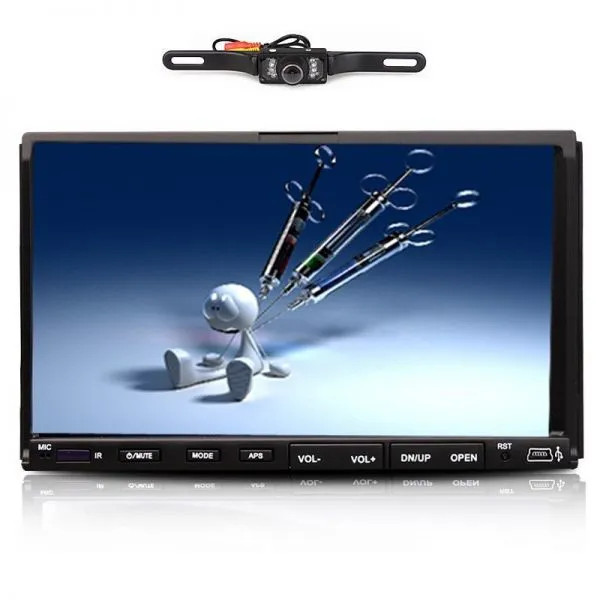 7 Inch DVR Android Double Din Radio ROM 2G For Audi A3
