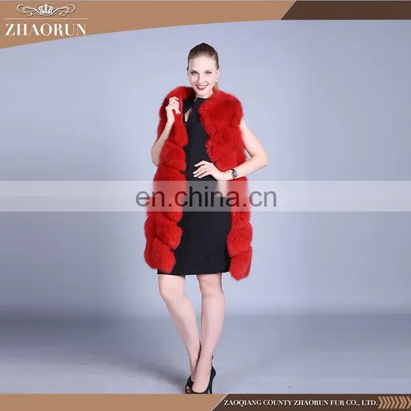 Buy Wholesale From China 1 Kg Red Fox Fur Vest Plus Size Furs Coats photo-5