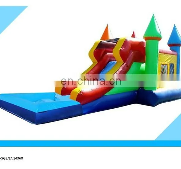 Wet Dry Inflatable Jumping Castle /inflatable Bouncy Castle With Water Slide