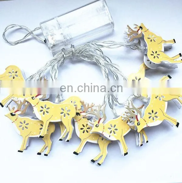 10 LED Christmas Deer Decoration Lamp ,Battery Operated String Lights,Christmas Home Decoration photo-4