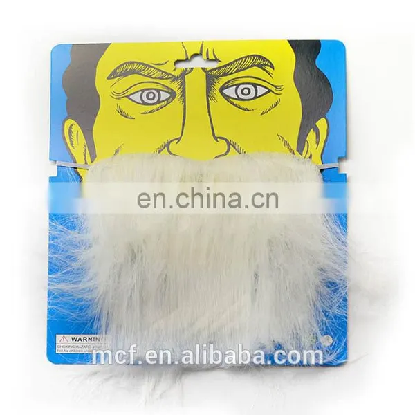 Party Holiday Funny Self Adhesive Black Fake Artificial Beard Mustache for Halloween Wholesale MOU-2478 photo-6
