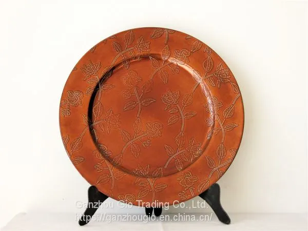 Plastic Charger Plate,christmas Decoration Plate Charger Plate Made in China YF-60571 photo-3