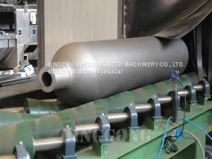 GAS CYLINDER SHOT BLASTING MACHINE photo-2