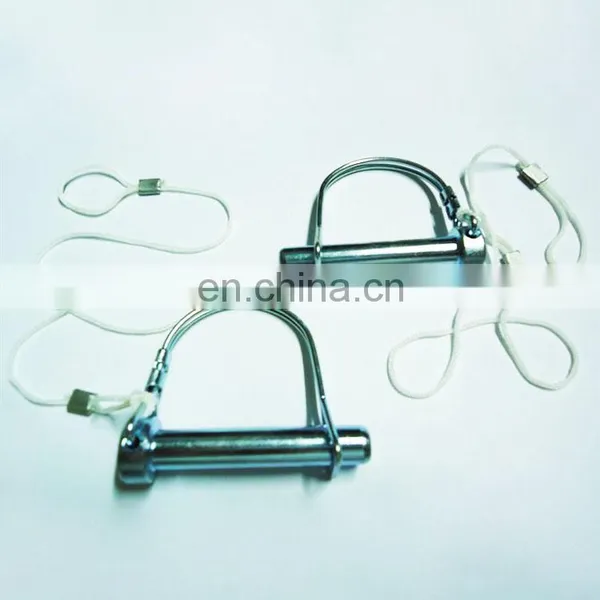 Cartbon Steel Round Handle Style Wire Tab Lock Pins Snap Lock Pin Safety Lock Pin photo-2
