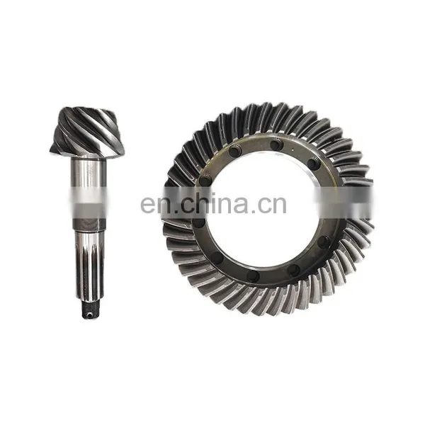 China 121 / 1028 Truck Axle Chassis Parts 8:43 9:41 10S Crown Wheel Pinion Gear for FOTON